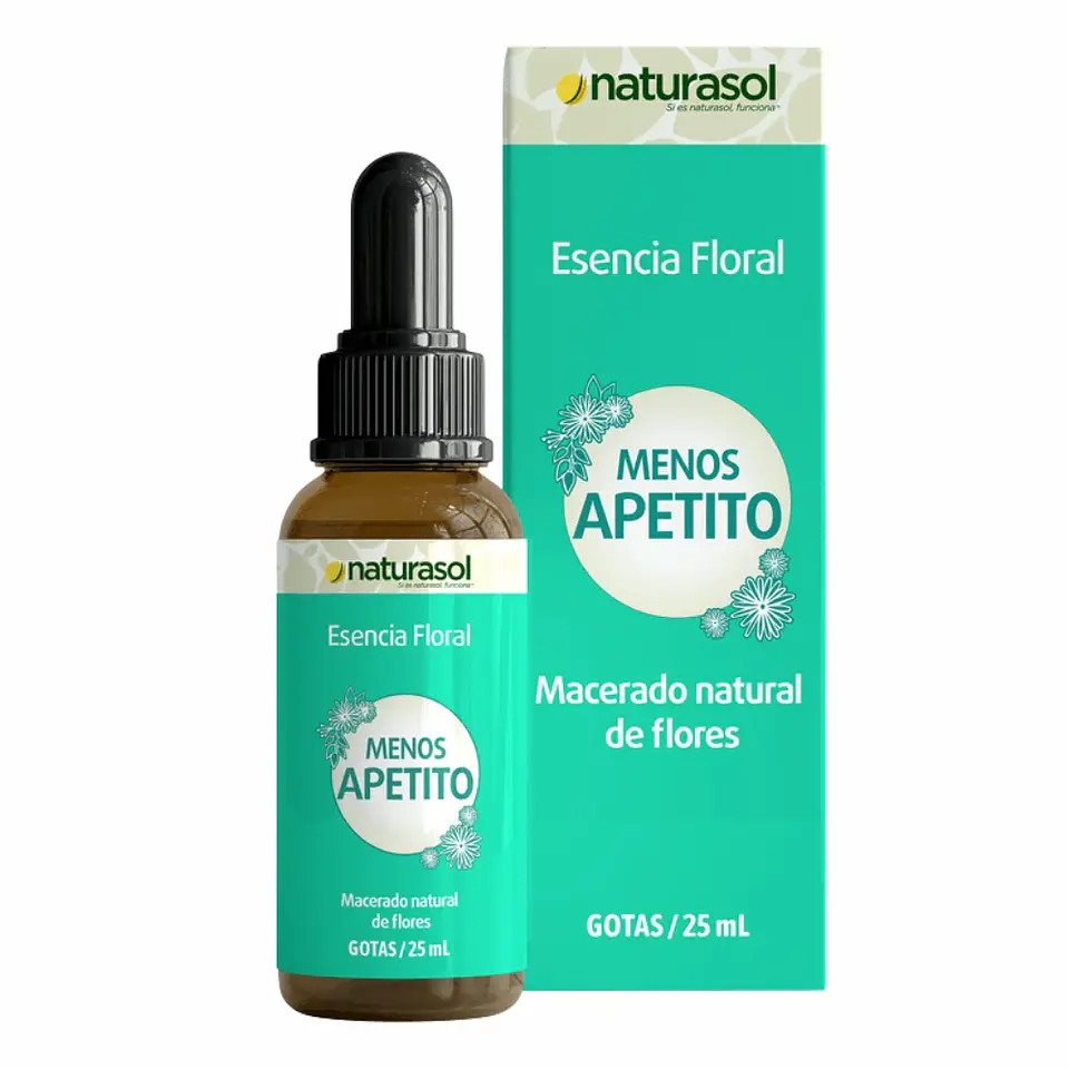 Esencia Floral Menos Apetito 25 ml Naturasol 1