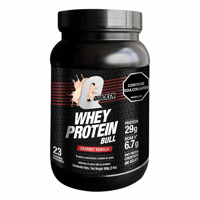 Quicken Whey Protein Bull 908 g Vainilla 1