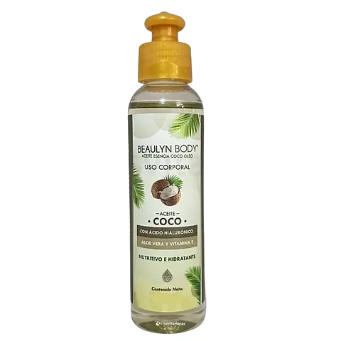 Aceite de Coco 240 ml Beaulyn