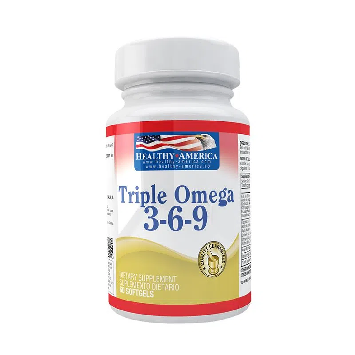 Triple Omega 3-6-9 60 softgels Healthy America 1