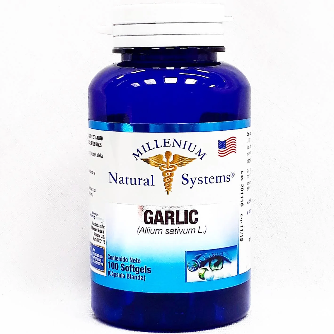 Garlic 100 Softgels Millenium Natural Systems 1