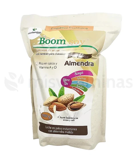 Leche de Almendras Instantanea 1000 gramos Boom Soy