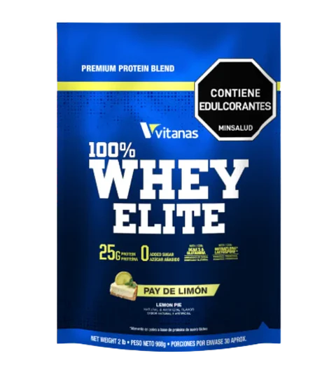 Whey Elite 100% Vitanas Pay de Limón 2 Libras