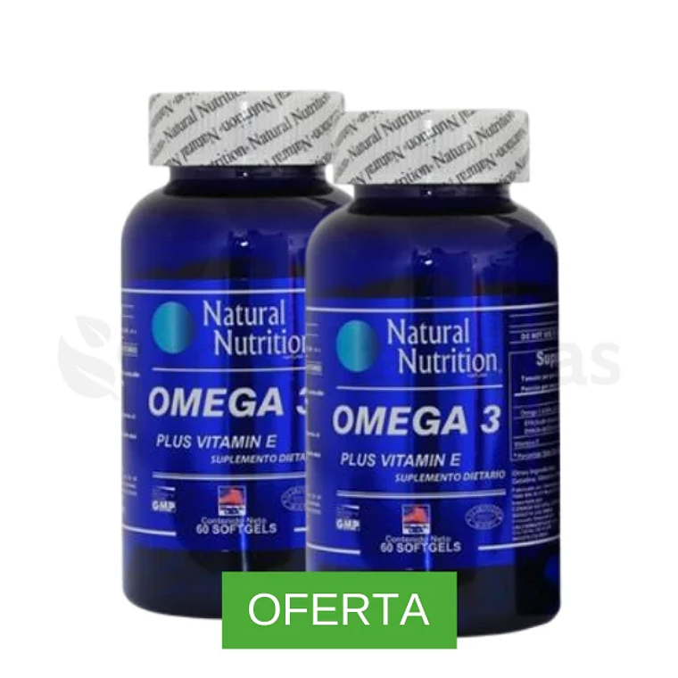 Oferta 2 Omega 3 Natural Nutrition 120 Softgels 1