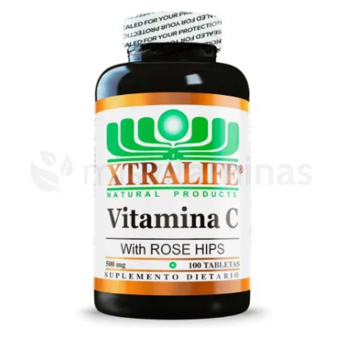 Vitamina C 500 mg Rose Hips 100 Tabletas Xtralife 1