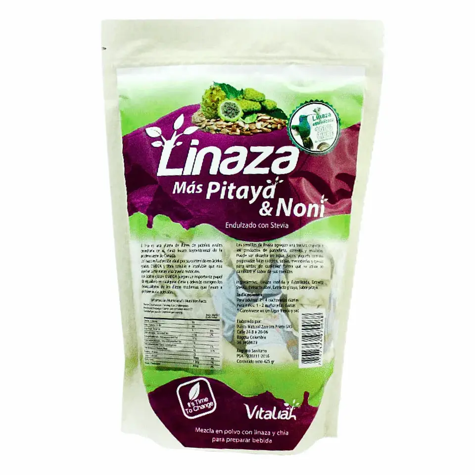 Linaza más Pitaya y Noni 425 gr Vitaliah 1