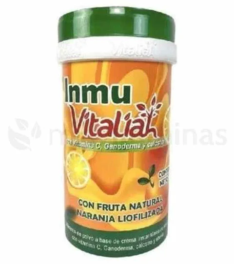 Inmu Vitaliah con Vitamina C Ganoderma y Calostro 600 gramos