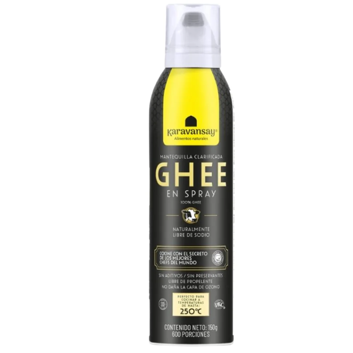 Mantequilla Clarificada Ghee en Spray 150 gr Karavansay 1