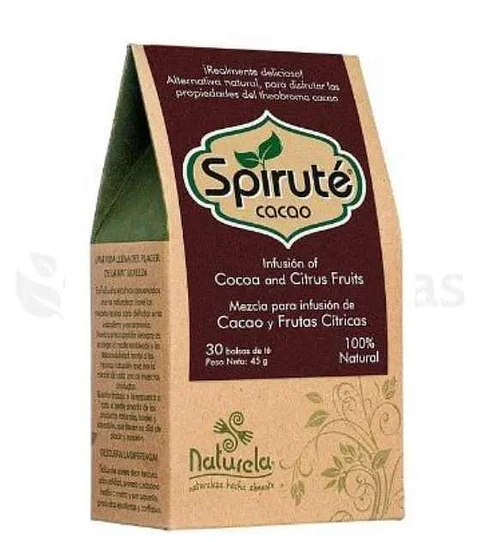 Spiruté Cacao Infusión 30 Tisanas Naturela