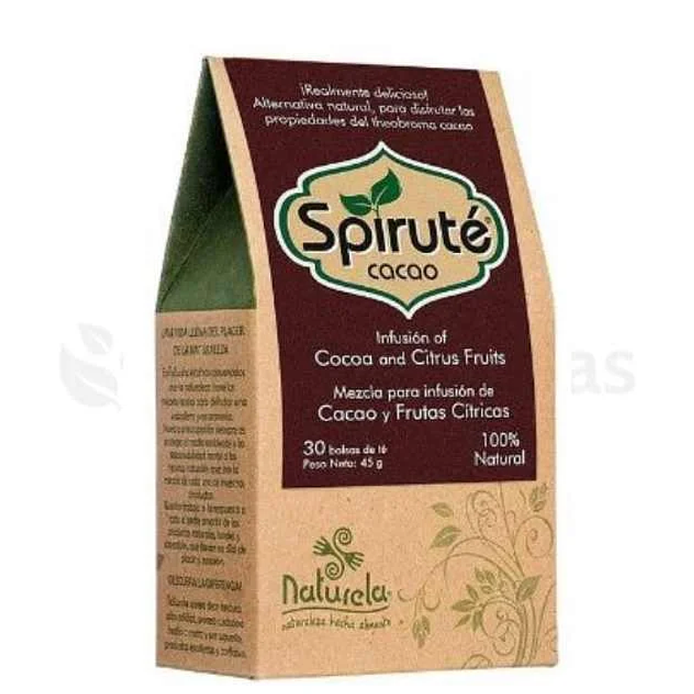 Spiruté Cacao Infusión 30 Tisanas Naturela 1