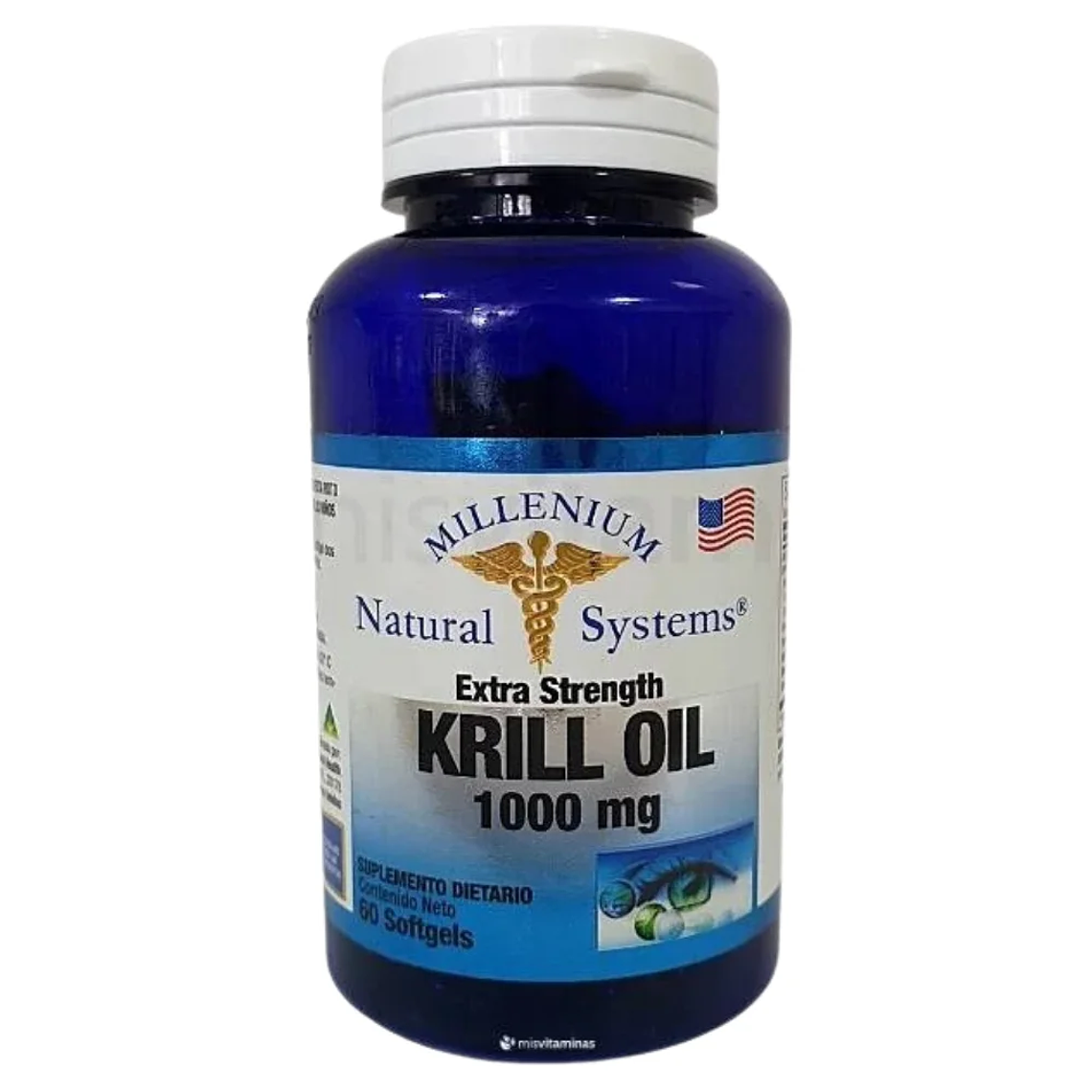 Krill Oil 1000 mg 60 Softgels Natural Systems 1