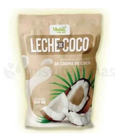 Leche de Coco 500 gr Vitaliah 