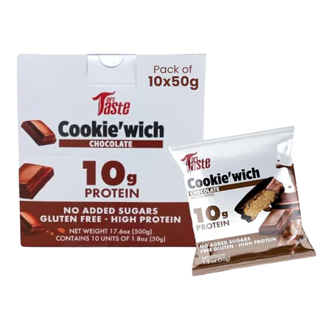 Cookie'Wich Chocolate 10 Unidades Mrs Taste