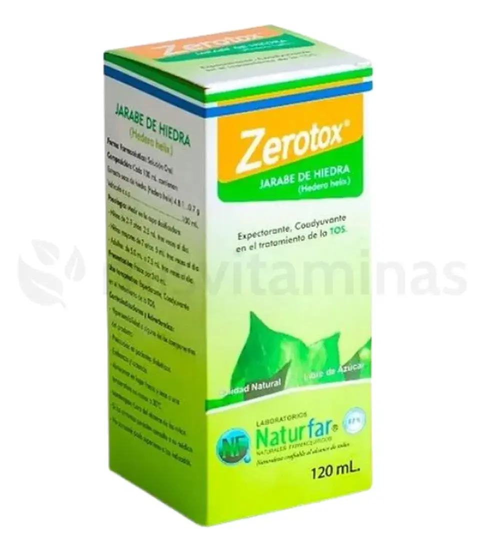 Zerotox Jarabe de Hiedra Naturfar 240 ml 1