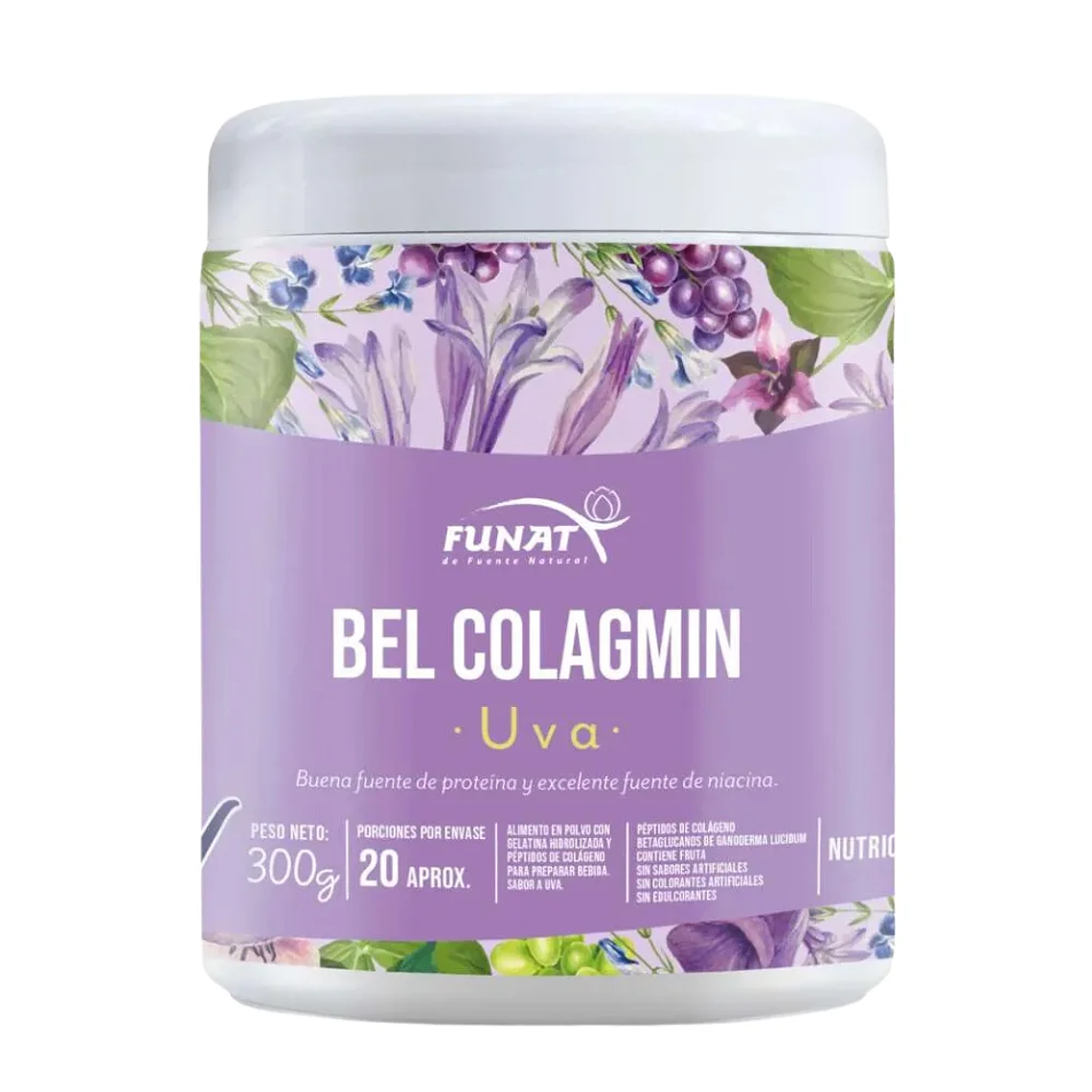 Bel Colagmin 300 gramos Uva Funat  1