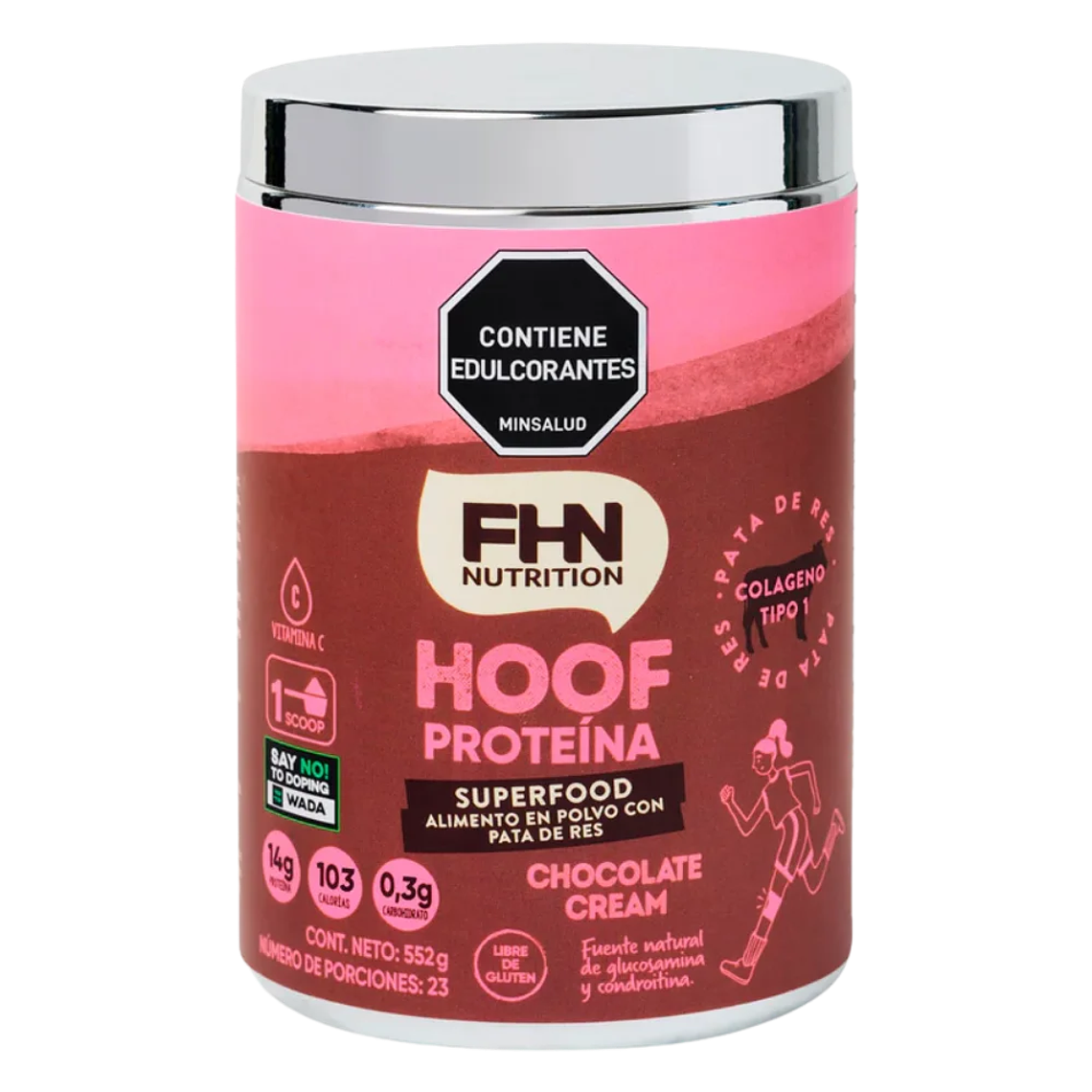 Hoof Powder Protein Chocolate 552 gr FHN 1