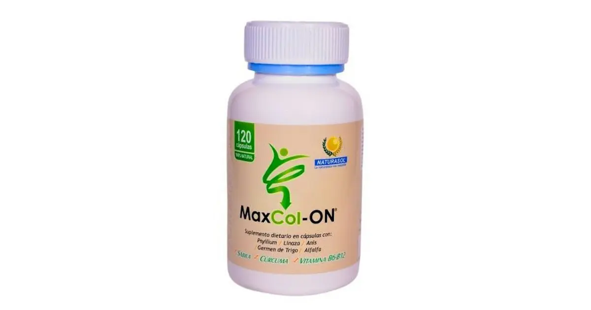 MaxCol-ON 120 Cápsulas Naturasol | Mis Vitaminas