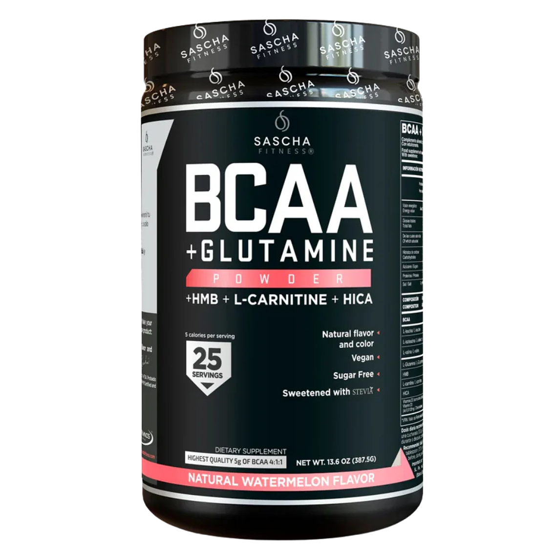 BCAA + Glutamine Sandia Sascha Fitness  1