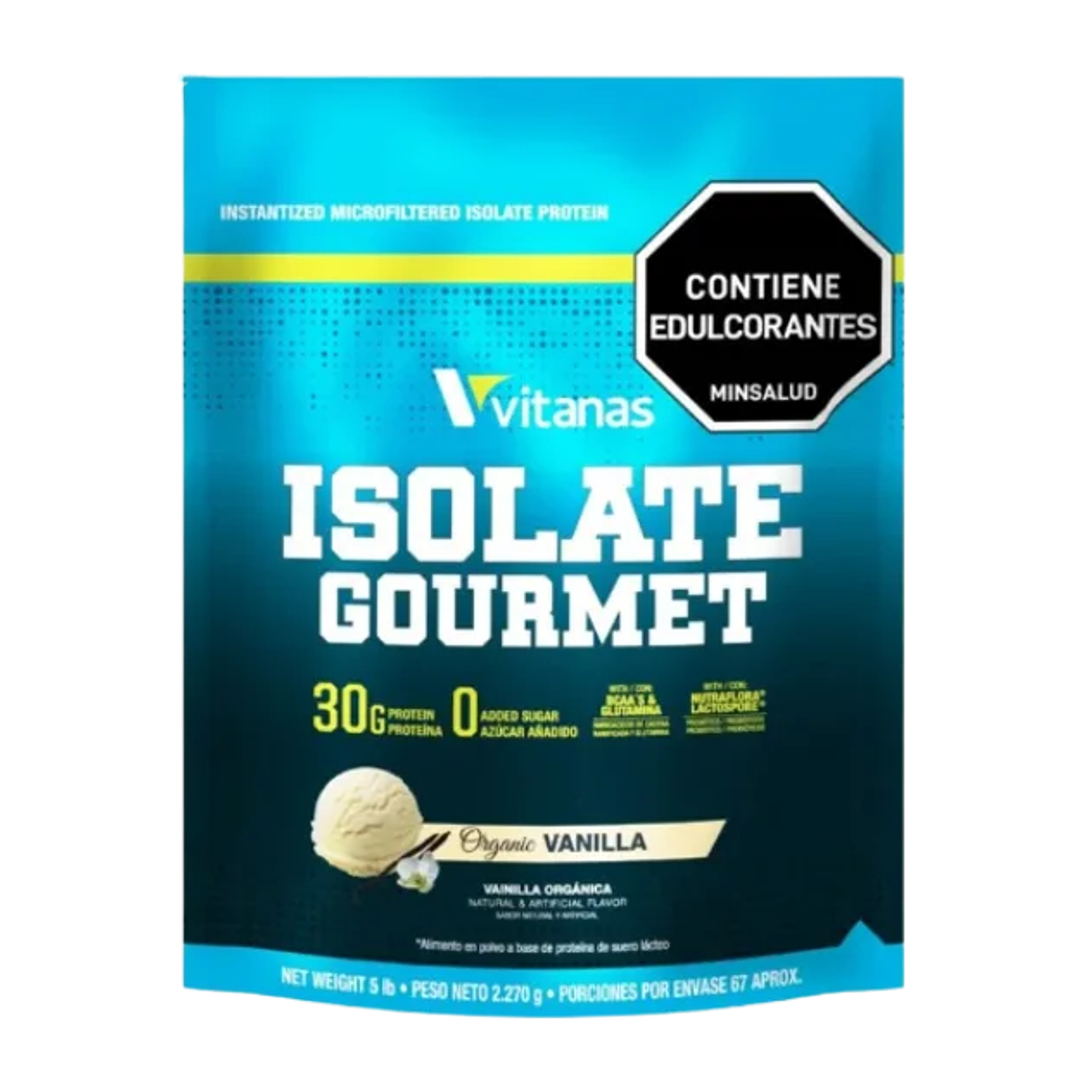 Isolate Gourmet 5 libras Vitanas Vainilla 1