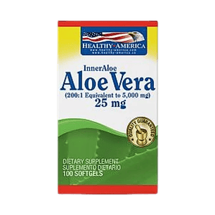 Aloe Vera 25 mg 100 softgels Healthy America