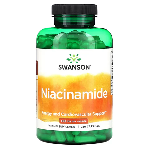 Niacinamide 500 mg Swanson 250 Cápsulas