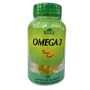 Omega 3 100 Softgels Alfa Vitamins