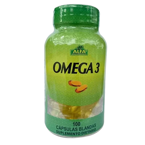 Omega 3 100 Softgels Alfa Vitamins