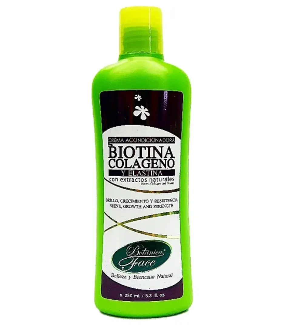 Shampoo Biotina Colageno y Elastina 500 ml Botanica Face 1