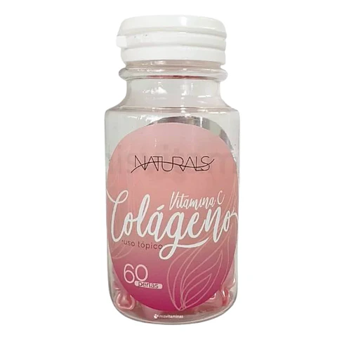 Colágeno Tópico con Vitamina C Naturals 60 Perlas