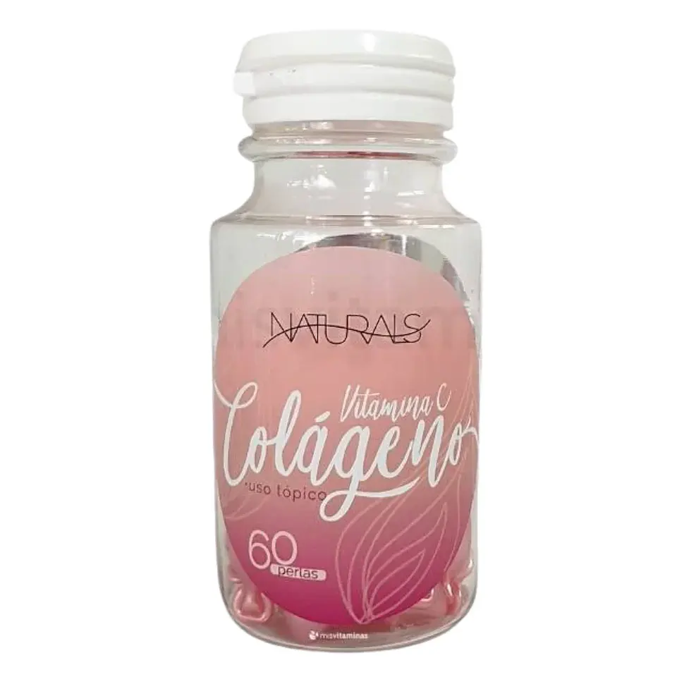 Colágeno Tópico con Vitamina C Naturals 60 Perlas 1