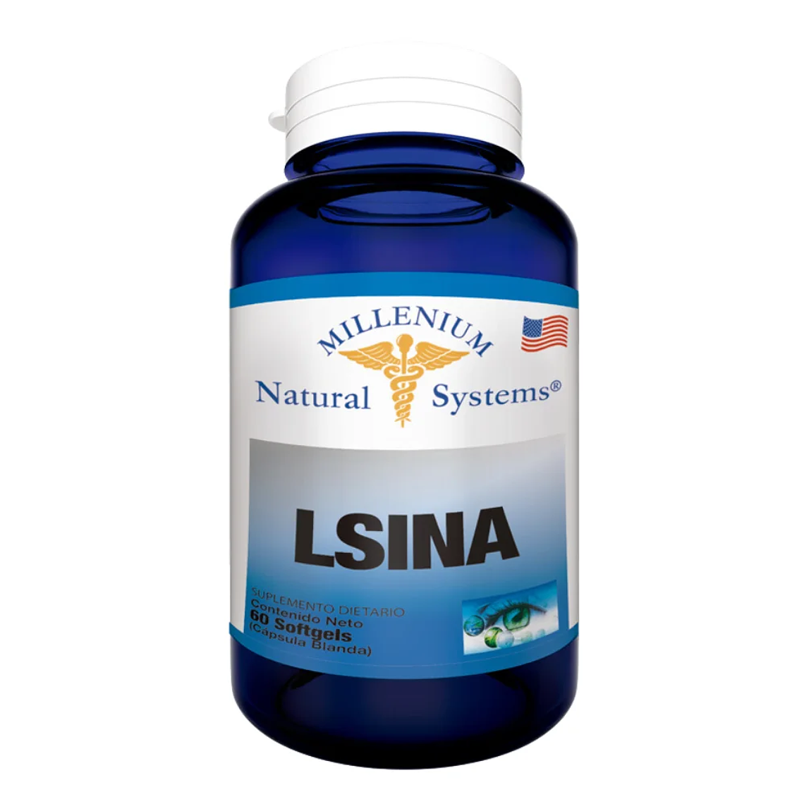 Lsina 60 softgels Millenium Natural Systems 1