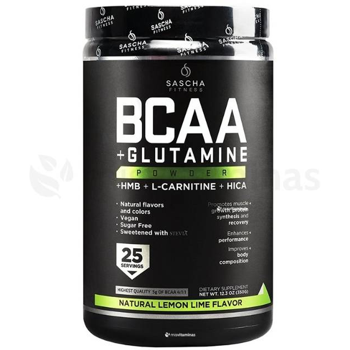 BCAA + Glutamine Limon Sascha Fitness 1