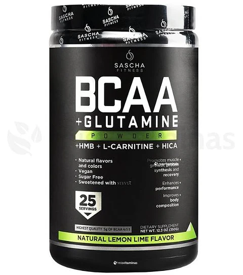BCAA + Glutamine Limon Sascha Fitness