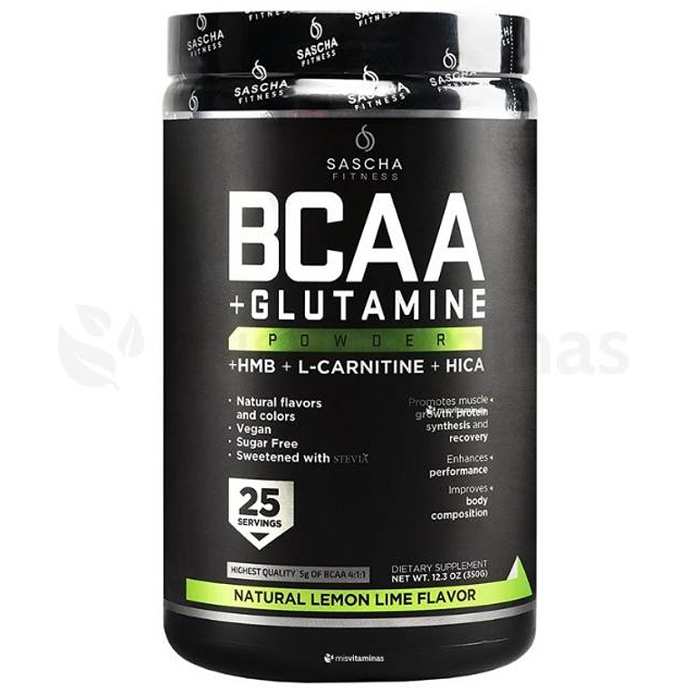 BCAA + Glutamine Limon Sascha Fitness 1