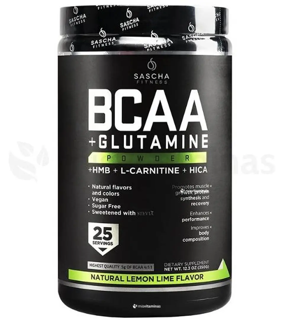 BCAA + Glutamine Limon Sascha Fitness 1