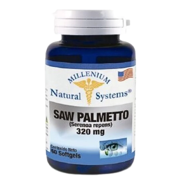 Saw Palmetto 320 mg 60 Softgels Natural System  1