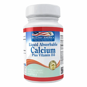 Calcium Liquid Absorbable & Vitamina D3 60 softgels
