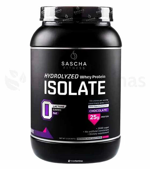 Sascha Whey Protein Isolate Chocolate 2.17 libras