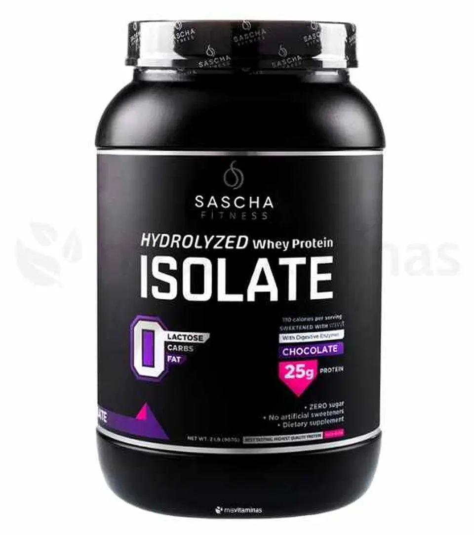 Sascha Whey Protein Isolate Chocolate 2.17 libras 1