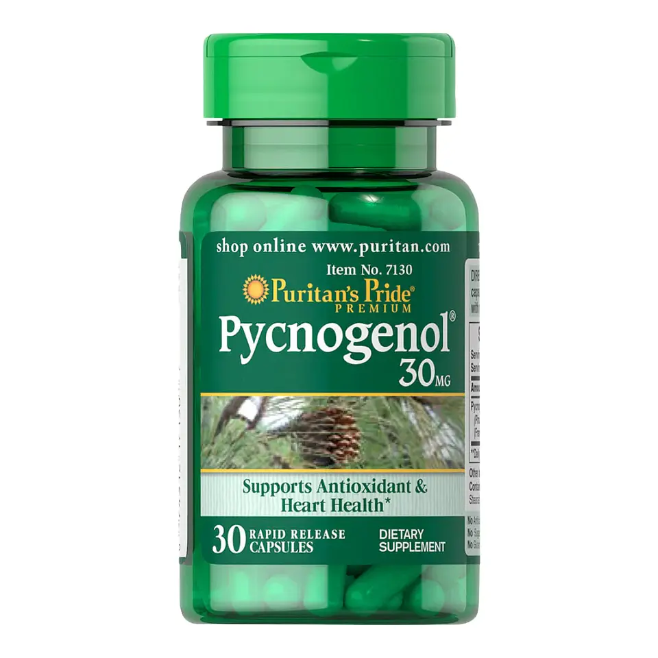 Pycnogenol 30 mg 30 Cápsulas Puritan's Pride 1