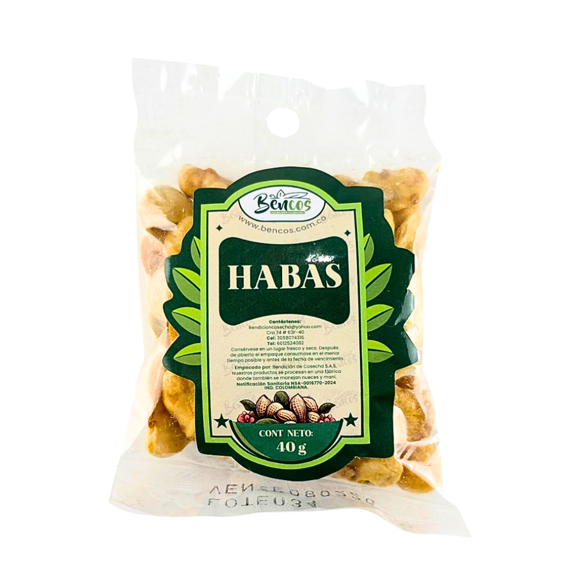 Habas 40 gr Bencos 1