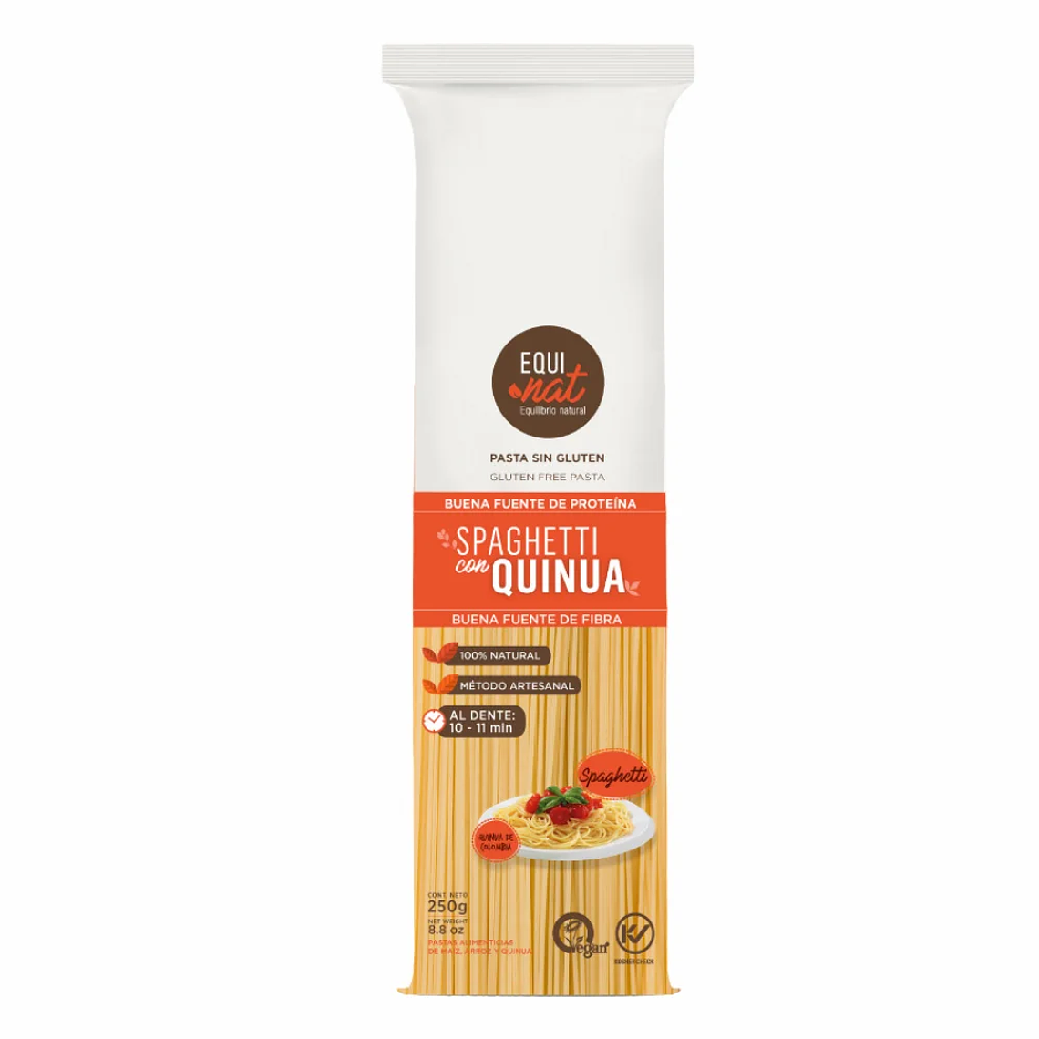 Spaghetti con Quinua 250 g Equinat 1