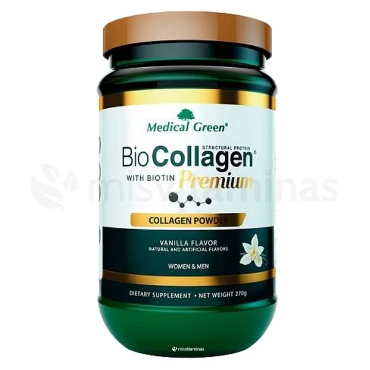 BioCollagen con Biotina Premium 270 Grs Medical Green 1