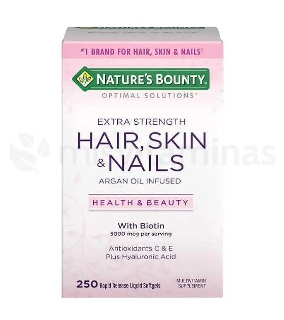Hair Skin & Nails Natures Bounty argan Oil  1