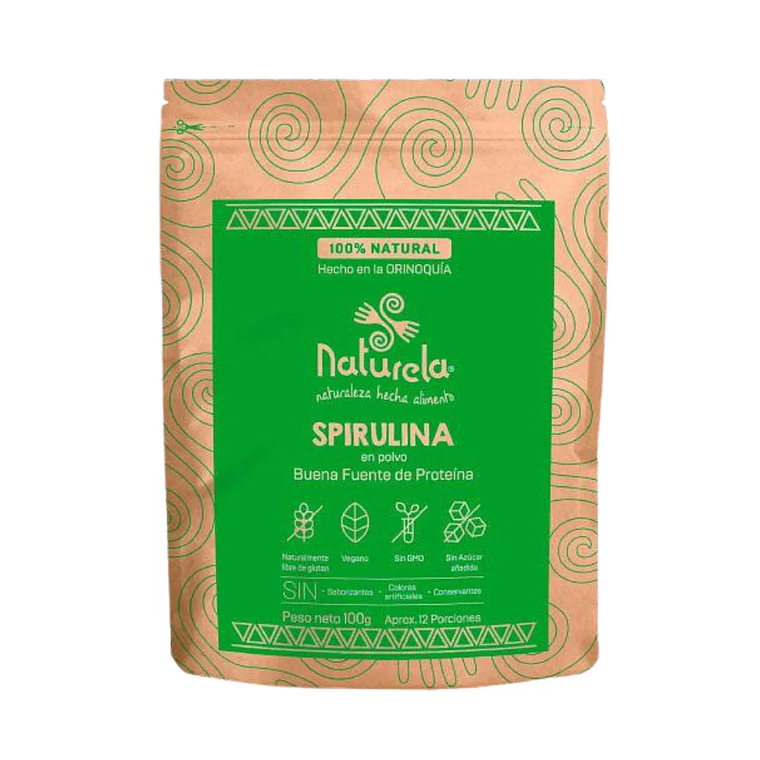 Spirulina en Polvo 100 gramos Naturela  1