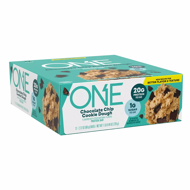 One Yeah Chocolate Chip Cookie Dough 12 Barras 1