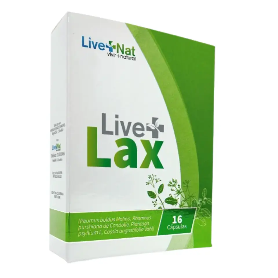 Live + Lax Laxante 16 Cápsulas Live + Nat 1