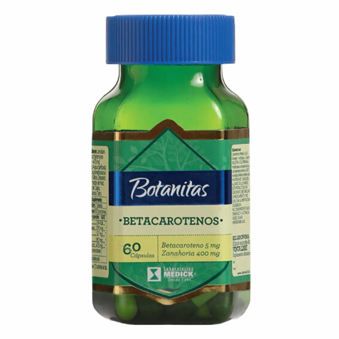 Betacarotenos 60 Cápsulas Botanitas 1