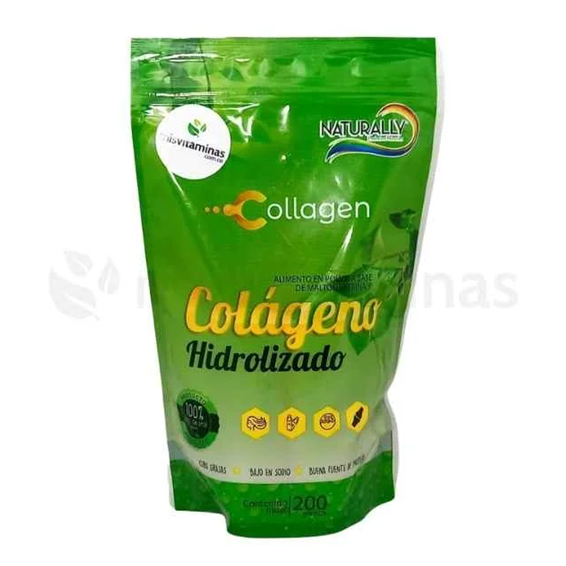 Colágeno Hidrolizado 200 gramos Naturally  1
