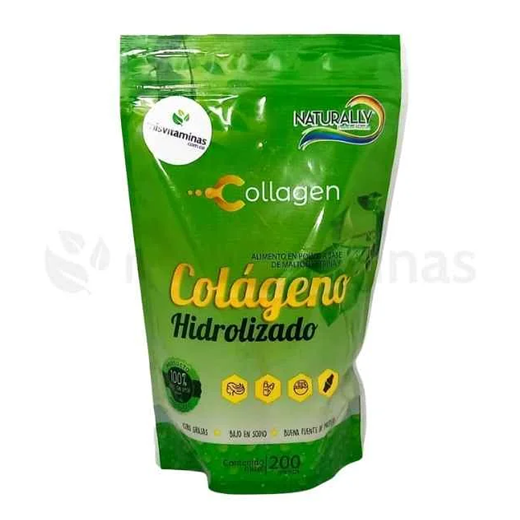 Colágeno Hidrolizado 200 gramos Naturally  1